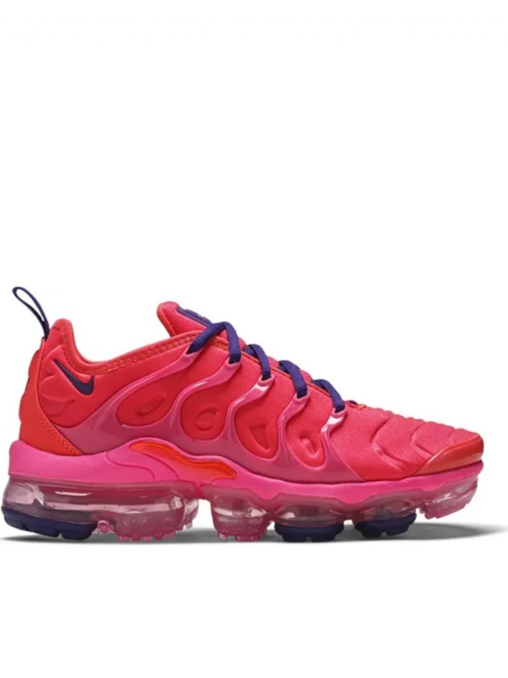 Nike Air VaporMax Plus Bright Crimson Pink Blast Women’s Size 8